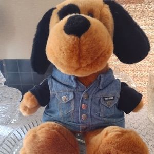 Vintage Harley Davidson collectable stuffed dog 2003
